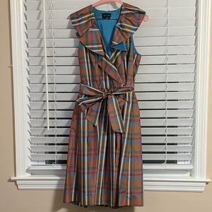 Plaid party dress
